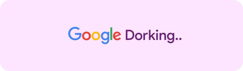 Using Google Dorks for Job Search